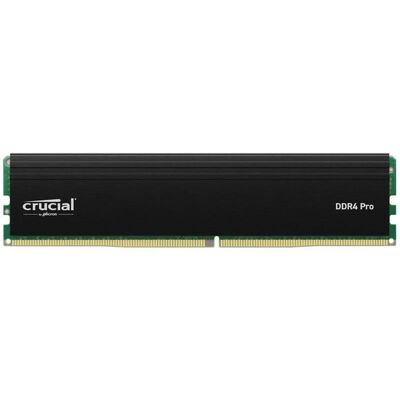 Crucial Pro 16GB CP16G4DFRA32A DDR4 Desktop Memory, PC4 25600, 3200MHz