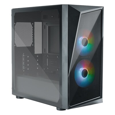 Cooler Master CMP320 ARGB Tempered Glass Micro-ATX Case-CP320-KGNN-S00