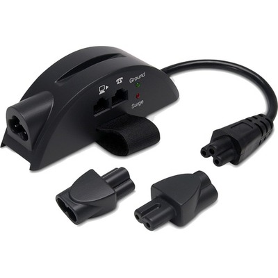 CyberPower Notebook Surge Protector with 2 and 3 Prong Adapter to Suit all Notebooks

