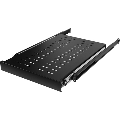 CyberPower CRA50003 1U Rack-mountable Rack Shelf for Monitor, Server- Black