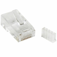 StarTech Cat6 RJ45 Solid Wire Modular Connector Plug (M), 50 Pack - CRJ45C6SOL50