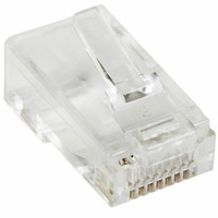 StarTech Cat5e RJ45 Solid Modular Connector Plug (M), 50 Pack - CRJ45SOL50PK