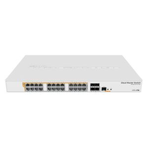 MikroTik CRS328-24P-4S+RM 500W 24 PoE+ Gigabit Ethernet 4 SFP+ ports Rack Mount