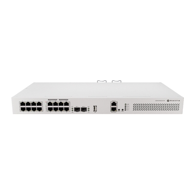 MikroTik CRS418-8P-8G-2S+RM - 8 x POE, 8 x GbE, 2 x SFP+ Quad-core 2.2 GHz ARM CPU