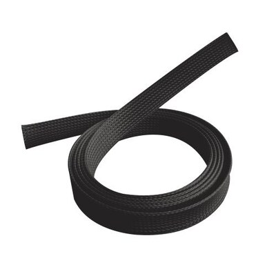 Brateck Braided Cable Sock (40mm/1.6' Width) Dimensions1000x40mm -- Black