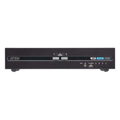 ATEN CS1142DP4C-AT-U 2-Port USB DisplayPort Dual Display Secure KVM Switch with CAC (PSD PP v4.0 Compliant)