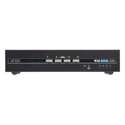 ATEN CS1144DP4-AT-U 4-Port USB DisplayPort Dual Display Secure KVM Switch (PSD PP v4.0 Compliant)
