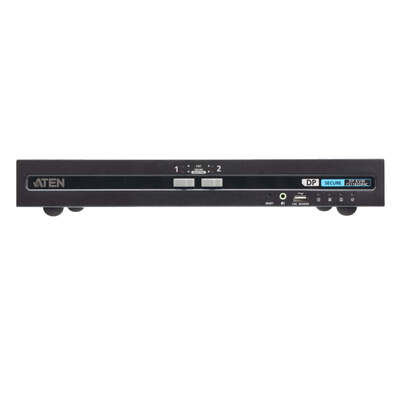 ATEN CS1182DP4C-AT-U 2-Port USB DisplayPort Secure KVM Switch with CAC (PSD PP v4.0 Compliant)