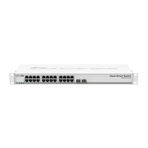 MikroTik CSS326-24G-2S+RM SwOS powered 24 port Gigabit Ethernet switch 2x SFP+ 1U Rackmount