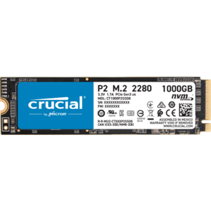 Crucial P2 1TB PCIe M.2 2280SS NVME SSD