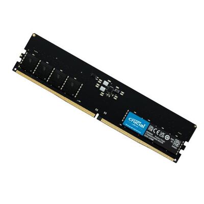 Crucial 16GB (1x16GB) DDR5 UDIMM 4800MHz CL40 Desktop PC Memory for Intel 12th Gen CPU or Asus Gigabyte MSI Z690 MB