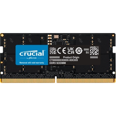 CRUCIAL CT16G52C42S5 16GB DDR5 NOTEBOOK MEMORY, PC5-41600, 5200MHz