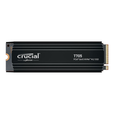 Crucial T705 2TB PCIe 5.0 NVMe M.2 SSD with Heatsink - CT2000T705SSD5