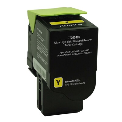 FUJIFILM YELLOW ULTRA HI YIELD USE & RETURN TONER CART 7K FOR APC3830 APPC3830 APC3320 APPC3