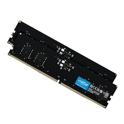 Crucial 32GB (2x16GB) DDR5 UDIMM 4800MHz CL40 Desktop PC Memory for Intel 12th Gen CPU or Asus Gigabyte MSI Z690 MB