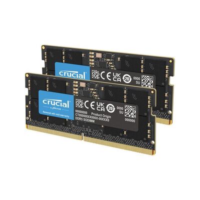 Crucial CT2K48G56C46S5 96GB Laptop DDR5 5600 MHz SO-DIMM Memory Kit (2 x 48GB)