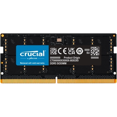 Crucial CT32G52C42S5 32GB DDR5 NOTEBOOK MEMORY, PC5-41600, 5200MHz