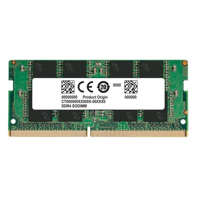 Crucial 8GB (1x8GB) DDR4 SODIMM 3200MHz CL22 1.2V Notebook Laptop Memory RAM