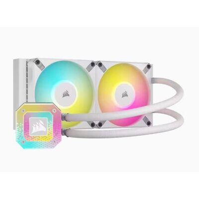 Corsair iCUE H100i ELITE CAPELLIX XT 240mm Liquid CPU Cooler - White