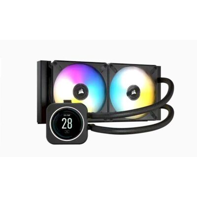 Corsair iCUE H100i ELITE LCD XT Display 240mm Liquid CPU Cooler - Black