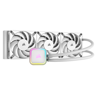 Corsair iCUE H150i RGB ELITE 360mm White Liquid CPU Cooler