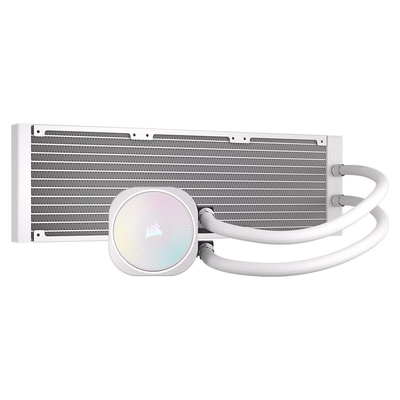 Corsair NAUTILUS 360 ARGB White Liquid CPU Cooler - CW-9060095-WW
