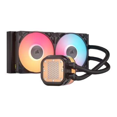 Corsair iCUE LINK TITAN 240 RX LCD 240mm Intel/AMD Black CPU Liquid Cooler - CW-9061022-WW