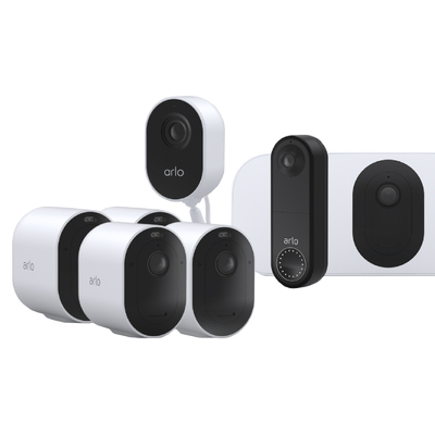 Arlo Complete Protection Pro 5 Bundle with Wireless Doorbell