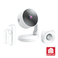 D-Link Smart DIY Security Kit with Full HD Wi-Fi Camera, Door/Window/Motion Sensor (DCS-8331KT)