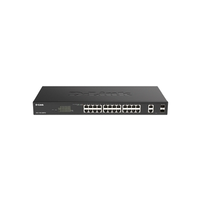 D-Link 26-Port Gigabit Smart Managed PoE Switch - DGS-1100-26MPV2
