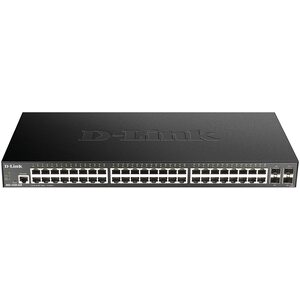 D-Link DGS-1250-52X 52-Port Gigabit Smart Managed Switch with 48 RJ45 and 4 SFP+ 10G Ports