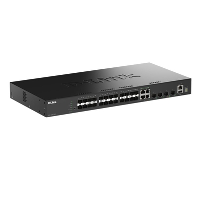 D-Link DGS-1530-28SC 28-Port Gigabit Smart Managed Stackable Switch