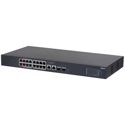 Dahua 16 Port PoE 2 uplinks 2x SFP 240 Watt Cloud Managed Gigabit Switch - DH-CS4220-16GT-240