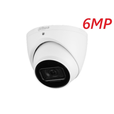 DAHUA 6MP IR FIXED-FOCAL TURRET WIZSENSE NETWORK CAMERA - HDW3666EMP-S