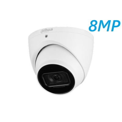 DAHUA 8MP IR FIXED-FOCAL TURRET WIZSENSE NETWORK CAMERA - HDW3866EMP-S