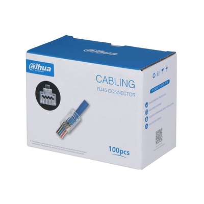 Dahua UTP CAT6 15U" Pass Through RJ45 Connector - DH-PFM976-631-PT