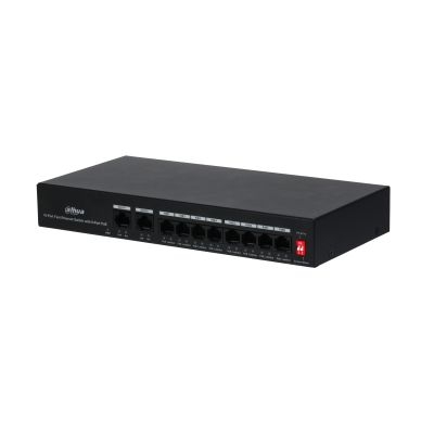 Dahua 10-Port Fast Ethernet Switch with 8-Port PoE - DH-PFS3010-8ET-65