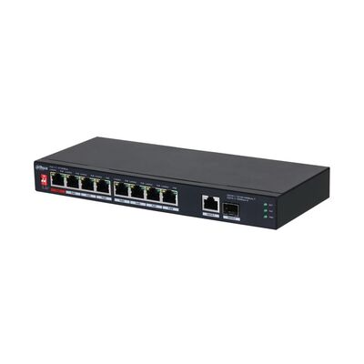 Dahua DH-PFS3110-8ET1GT1GF-96 10-Port Unmanaged Desktop Switch with 8-Port PoE
