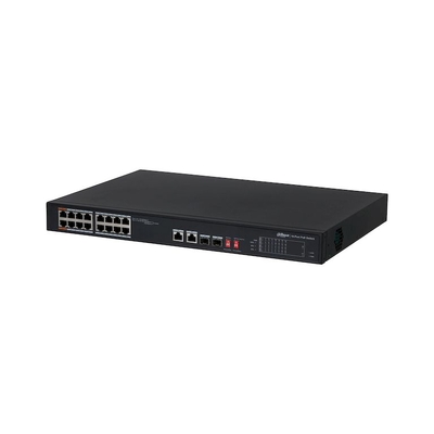 Dahua 18-Port with 16-Port PoE Unmanaged Desktop Switch - DH-PFS3218-16ET-135