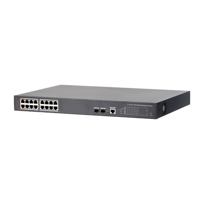 Dahua 16-Port PoE Gigabit Managed Switch - DH-PFS4218-16GT-190