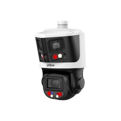 Dahua 4MP 2.8mm Twin PTZ & 180 deg 2x4MP Panoramic - DH-SDT3E410-8P-MB-A-PV1