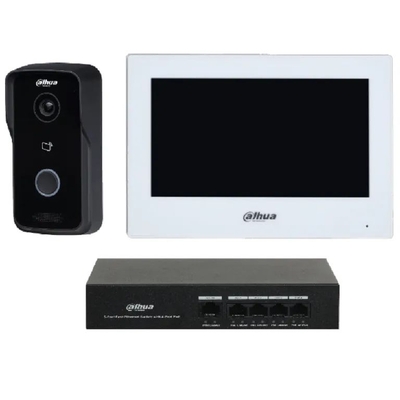 Dahua IP Villa Intercom KIT surface mount (white monitor) - DHI-KTP03W-S2