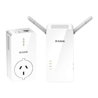D-Link DHP-W611AV PowerLine AV2 1000 Wi-Fi AC1200 Starter Kit