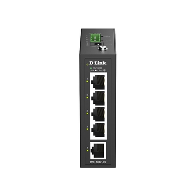 D-Link DIS-100E-05 Industrial 5-Port Fast Ethernet Unmanaged Switch