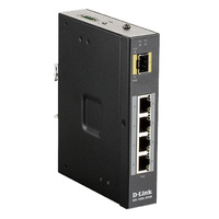 D-LINK DIS-100G-5PSW 5-Port Gigabit Industrial PoE Switch