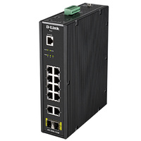 D-LINK DIS-200G-12SW 12-Port Gigabit Industrial Smart Managed Switch 