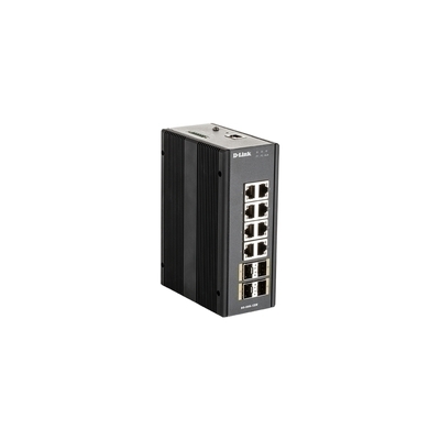 D-Link 12-Port Gigabit Industrial Managed Switch with 4 SFP ports - DIS-300G-12SW