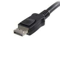 StarTech 0.5m DisplayPort 1.2 Cable with Latches - DISPL50CM