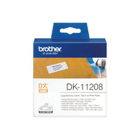 Genuine Brother DK-11208 Multi Purpose Labels Black On White Paper 
