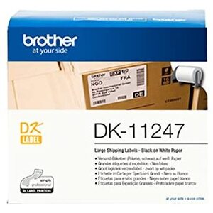 Brother LABEL SHIPPING PERM 103X164 180/R WHITE
